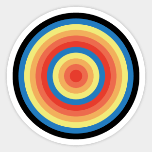 Concentric Circles Sticker